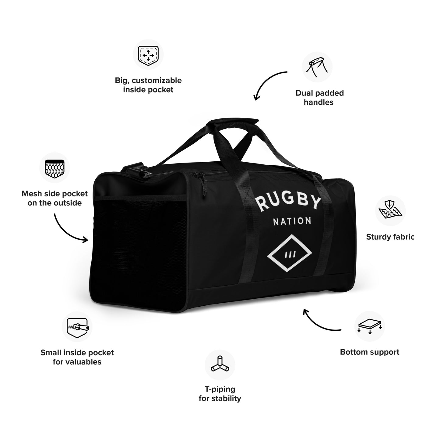 Rugby Nation Duffle Bag