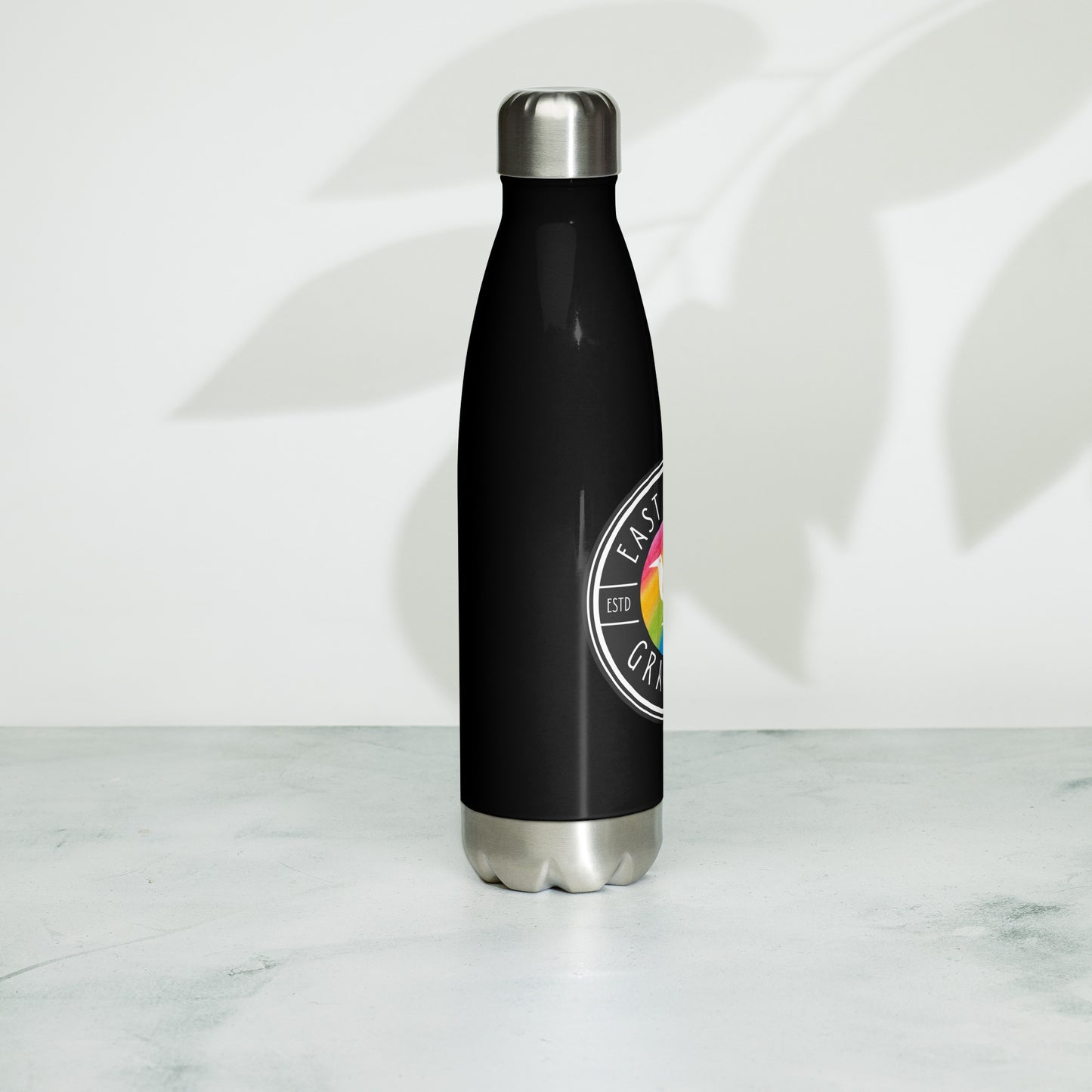 East County Grackles Team Stainless Steel Water Bottle