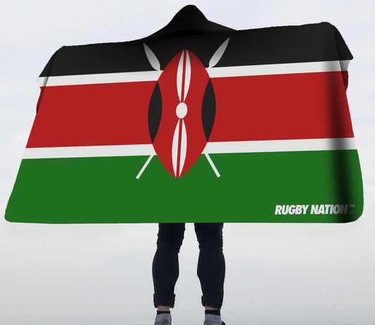 Hooded Blanket - Kenya Flag