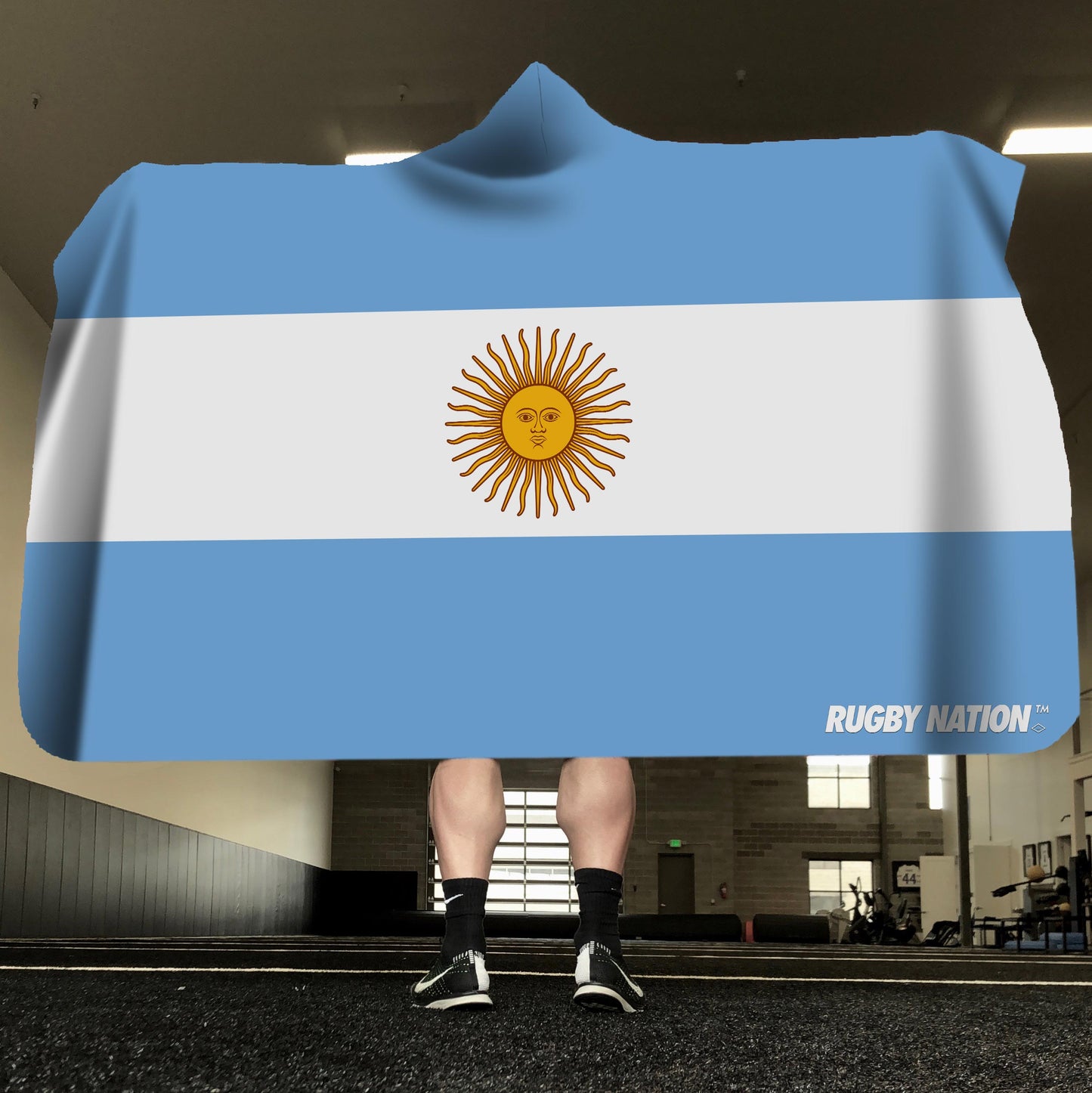 Hooded Blanket - Argentina Flag