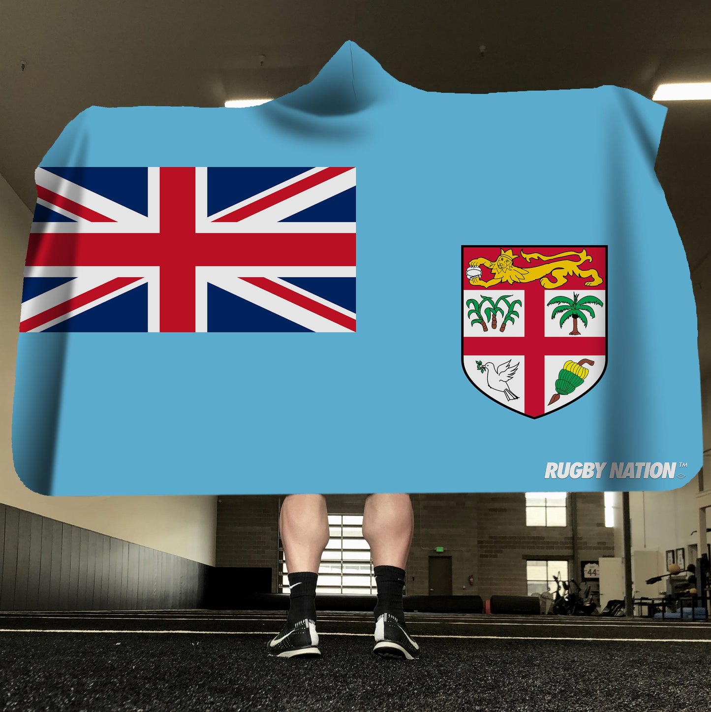 Hooded Blanket - Fiji Flag