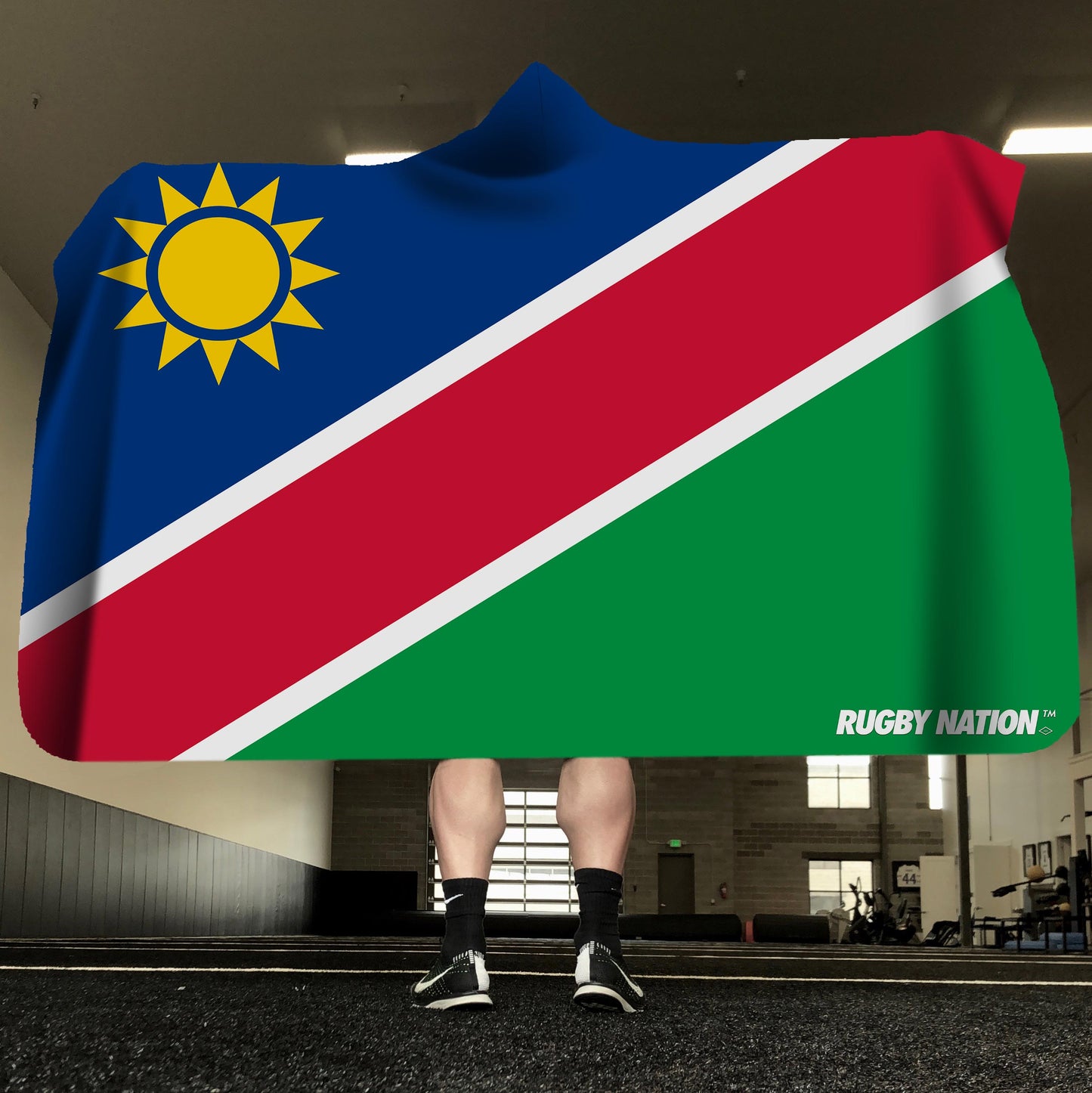 Hooded Blanket - Namibia Flag