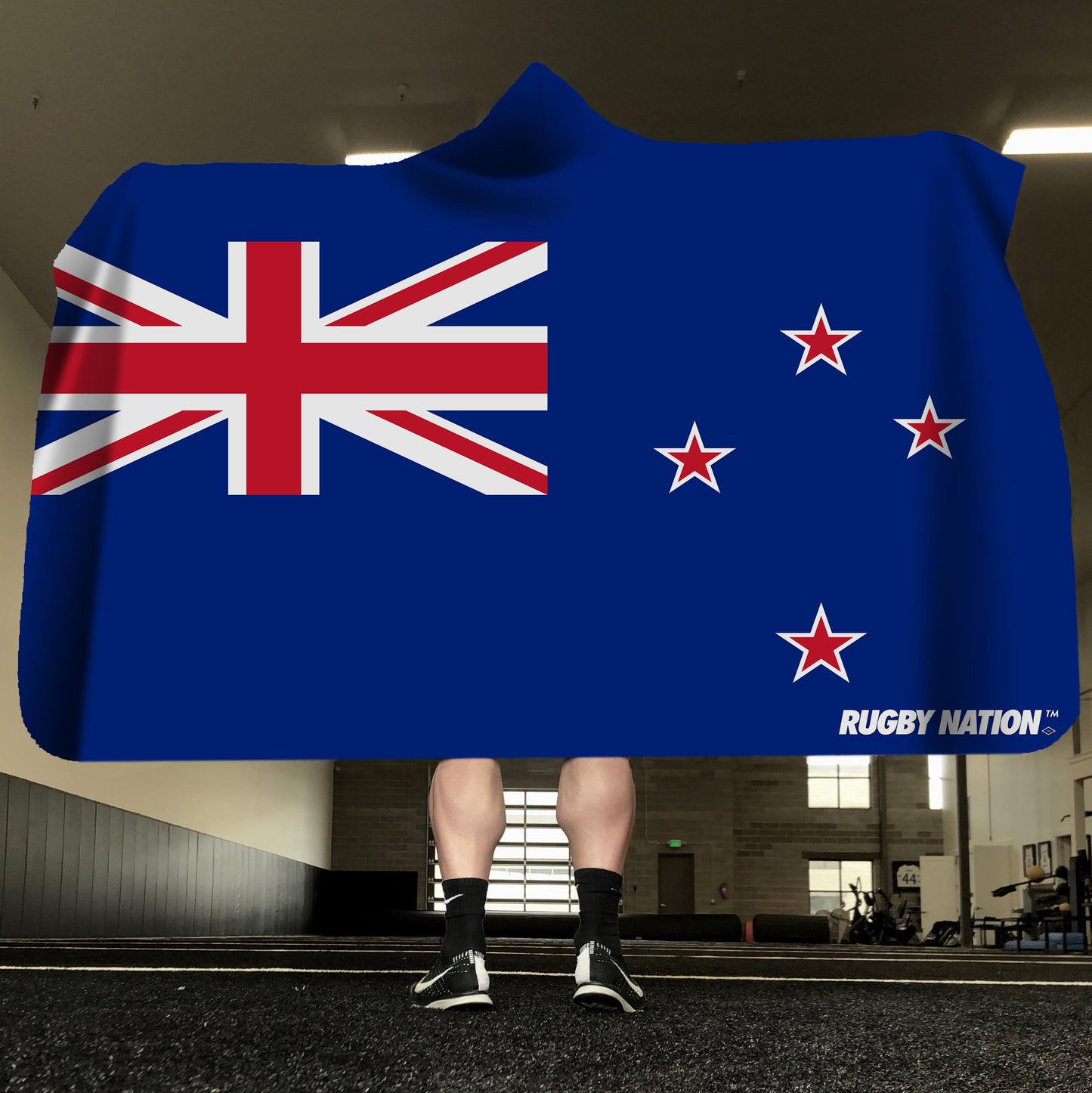 Hooded Blanket - New Zealand Flag