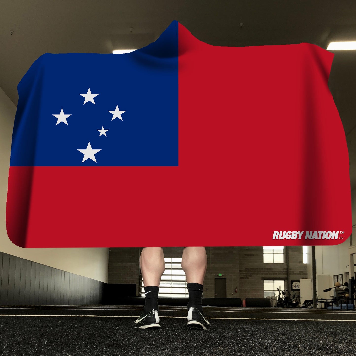 Hooded Blanket - Samoa Flag