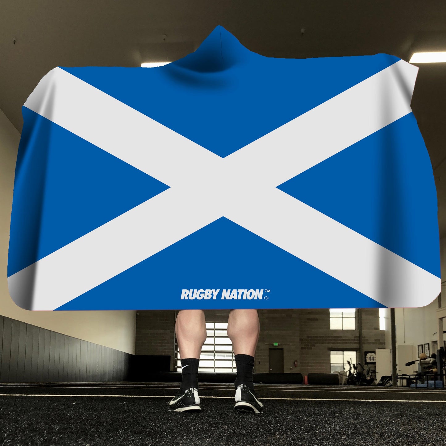 Hooded Blanket - Scotland Flag