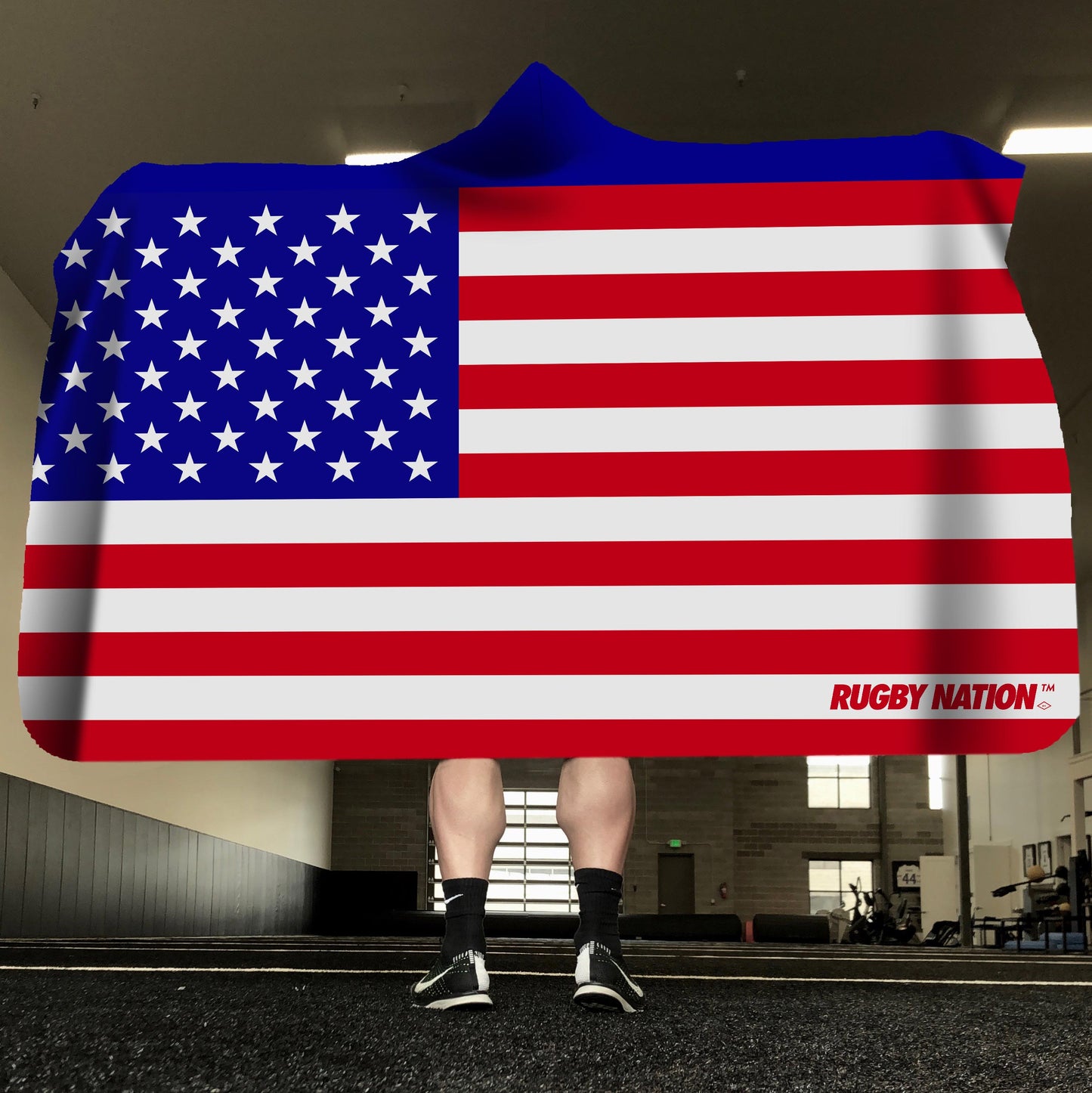 Hooded Blanket - USA Flag