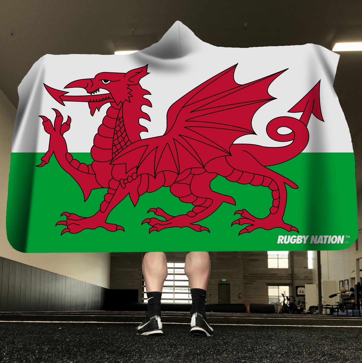 Hooded Blanket - Wales Flag