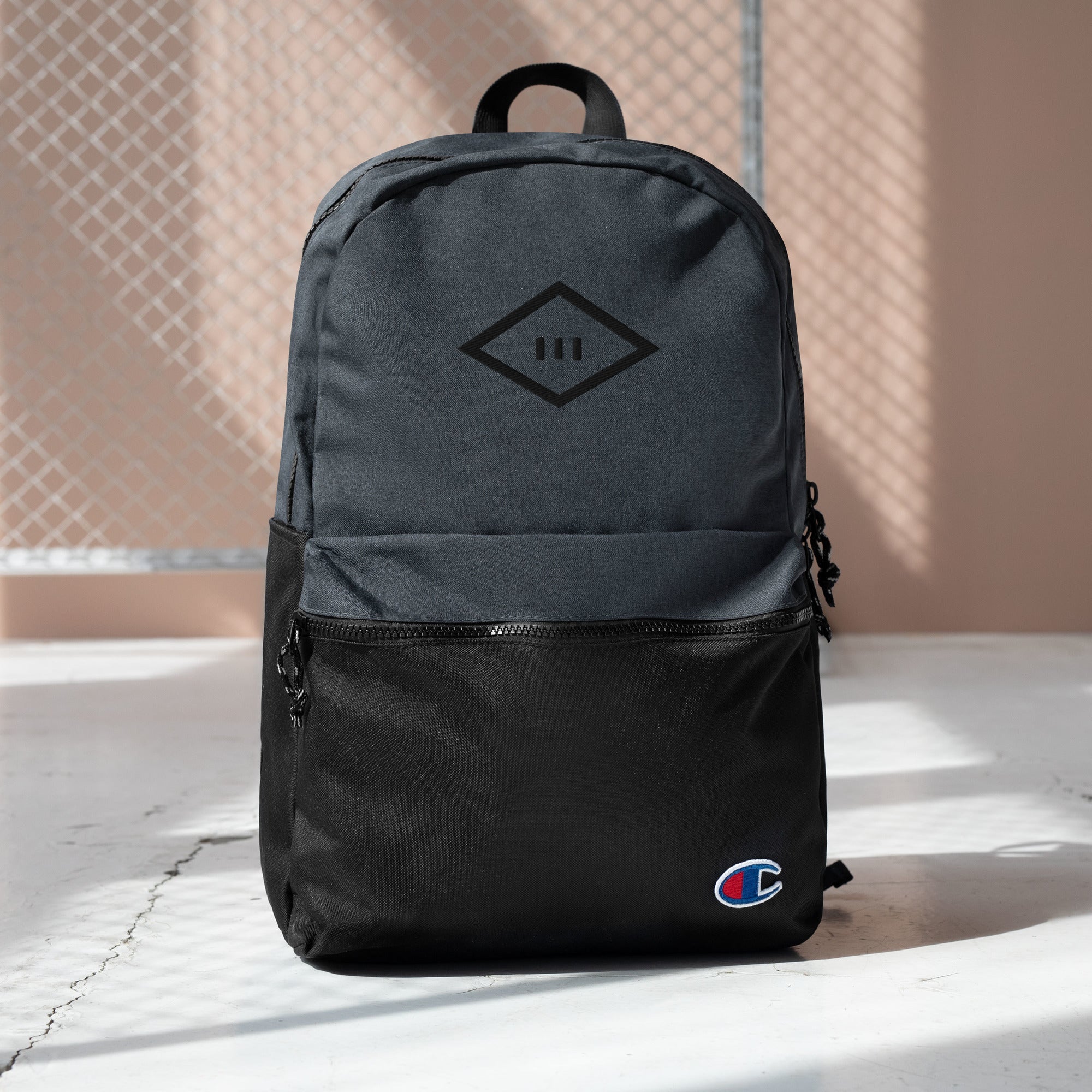 Champion shop leather backpack